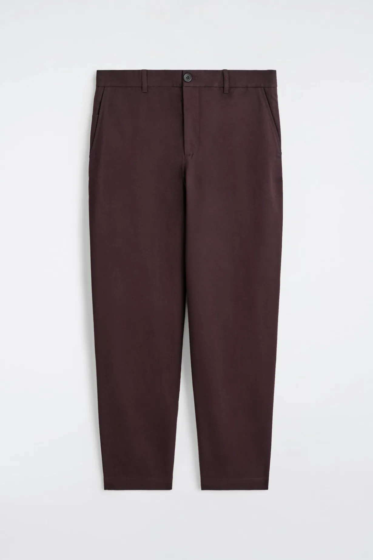 COTTON STRAIGHT-LEG CHINOS