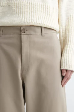 COTTON STRAIGHT-LEG CHINOS