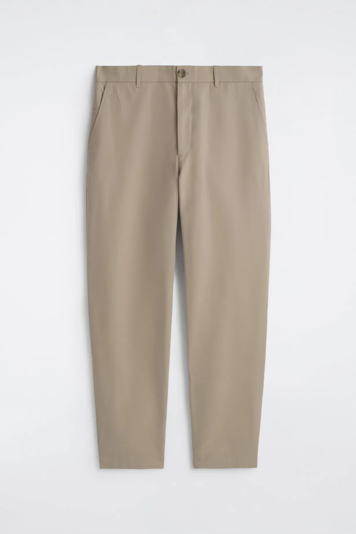 COTTON STRAIGHT-LEG CHINOS