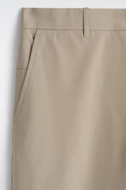 COTTON STRAIGHT-LEG CHINOS