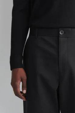 COTTON STRAIGHT-LEG CHINOS