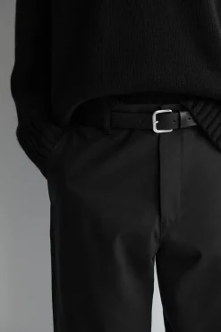 COTTON STRAIGHT-LEG CHINOS
