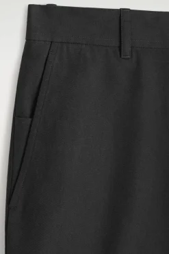 COTTON STRAIGHT-LEG CHINOS