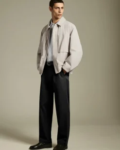 COTTON STRAIGHT-LEG CHINOS