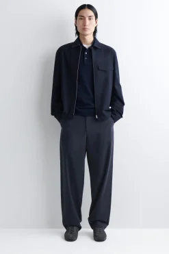 COTTON STRAIGHT-LEG CHINOS