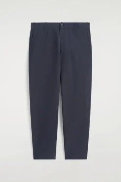 COTTON STRAIGHT-LEG CHINOS
