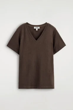 COTTON V-NECK T-SHIRT
