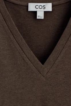COTTON V-NECK T-SHIRT