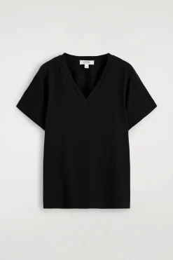 COTTON V-NECK T-SHIRT