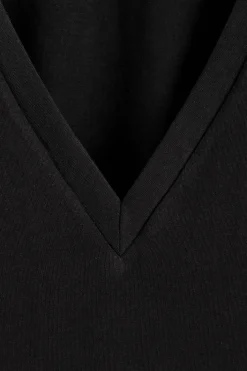 COTTON V-NECK T-SHIRT