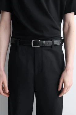 COTTON WIDE-LEG PANTS