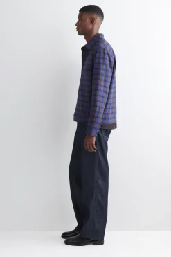 COTTON ZIPPED OVERSHIRT