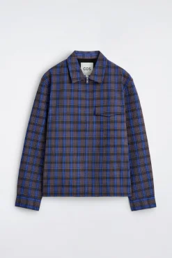 COTTON ZIPPED OVERSHIRT