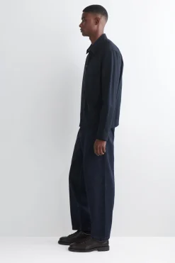 COTTON ZIPPED OVERSHIRT