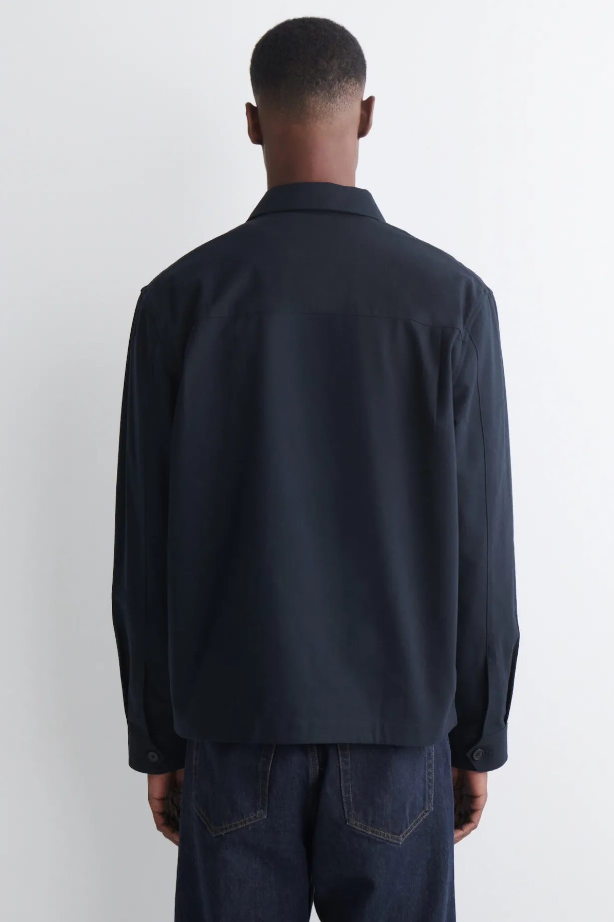 COTTON ZIPPED OVERSHIRT