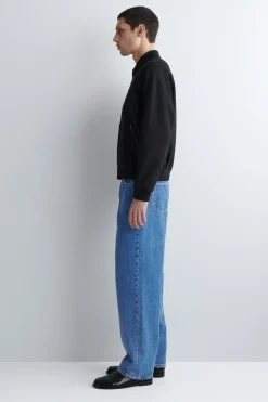 COTTON-JERSEY BOMBER JACKET
