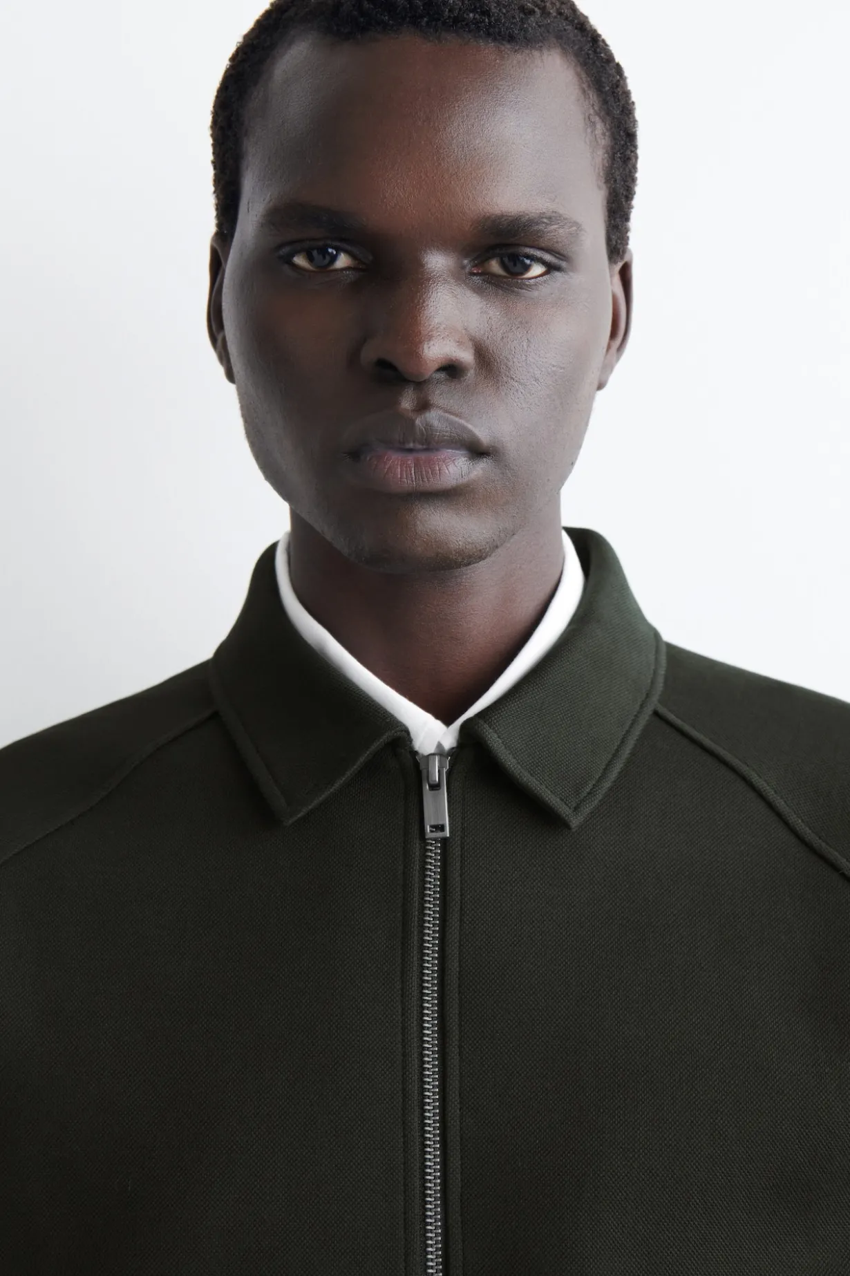 COTTON-JERSEY BOMBER JACKET