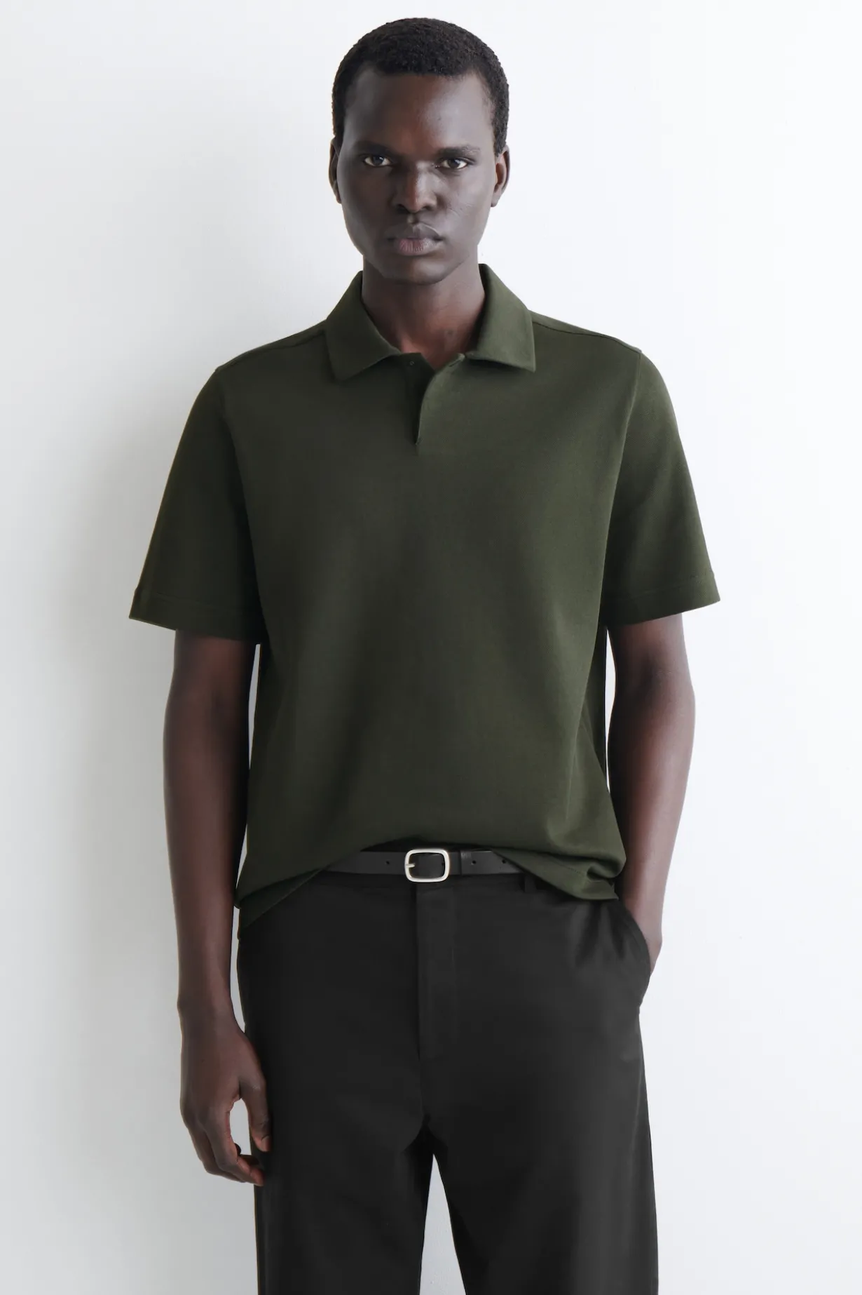 COTTON-PIQUÉ POLO SHIRT
