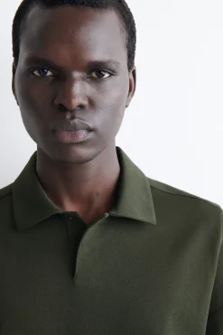 COTTON-PIQUÉ POLO SHIRT