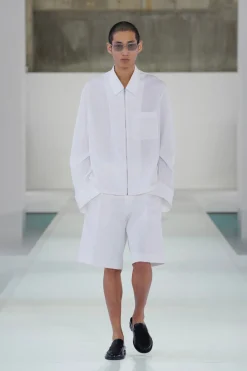 COTTON-POPLIN ZIP-UP SHIRT