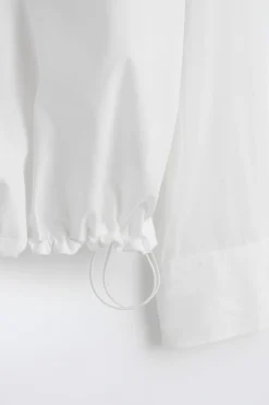 COTTON-POPLIN ZIP-UP SHIRT