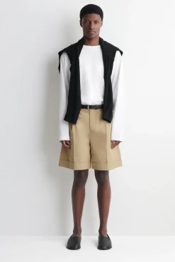 COTTON-TWILL CHINO SHORTS