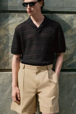 COTTON-TWILL CHINO SHORTS