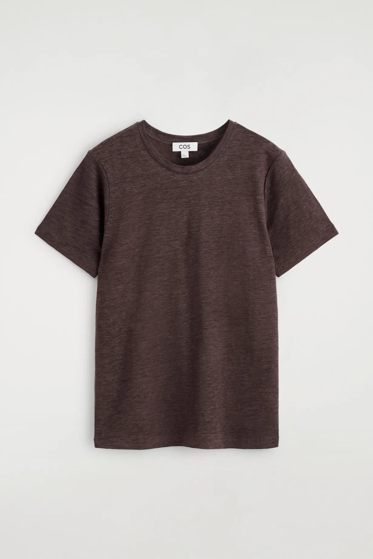 CREW-NECK LINEN T-SHIRT