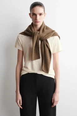CREW-NECK LINEN T-SHIRT