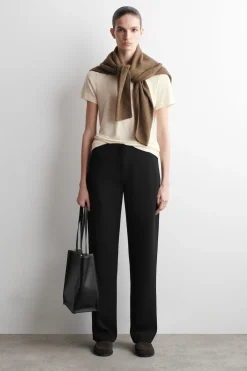CREW-NECK LINEN T-SHIRT
