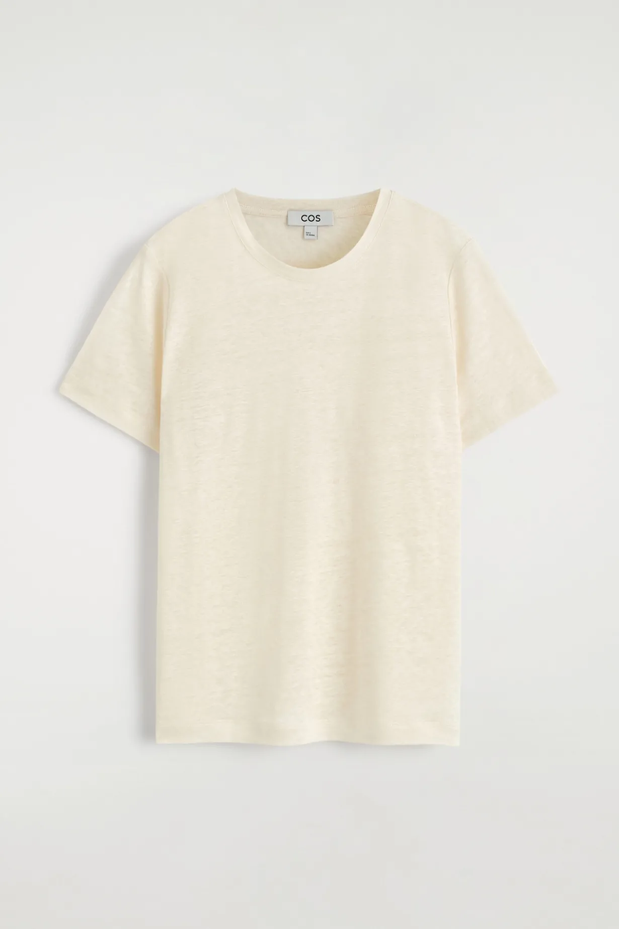 CREW-NECK LINEN T-SHIRT