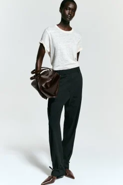 CREW-NECK LINEN T-SHIRT