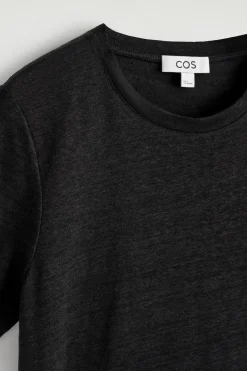 CREW-NECK LINEN T-SHIRT