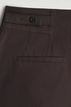 CROPPED COTTON BALLOON PANTS