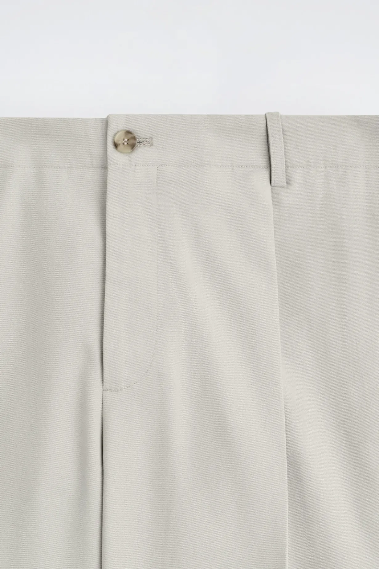 CROPPED COTTON STRAIGHT-LEG TROUSERS