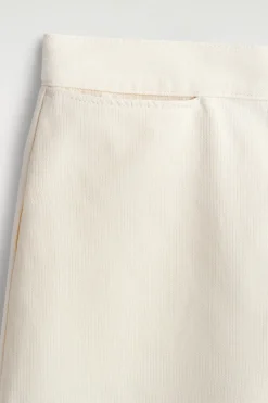 CROPPED WIDE-LEG DENIM PANTS