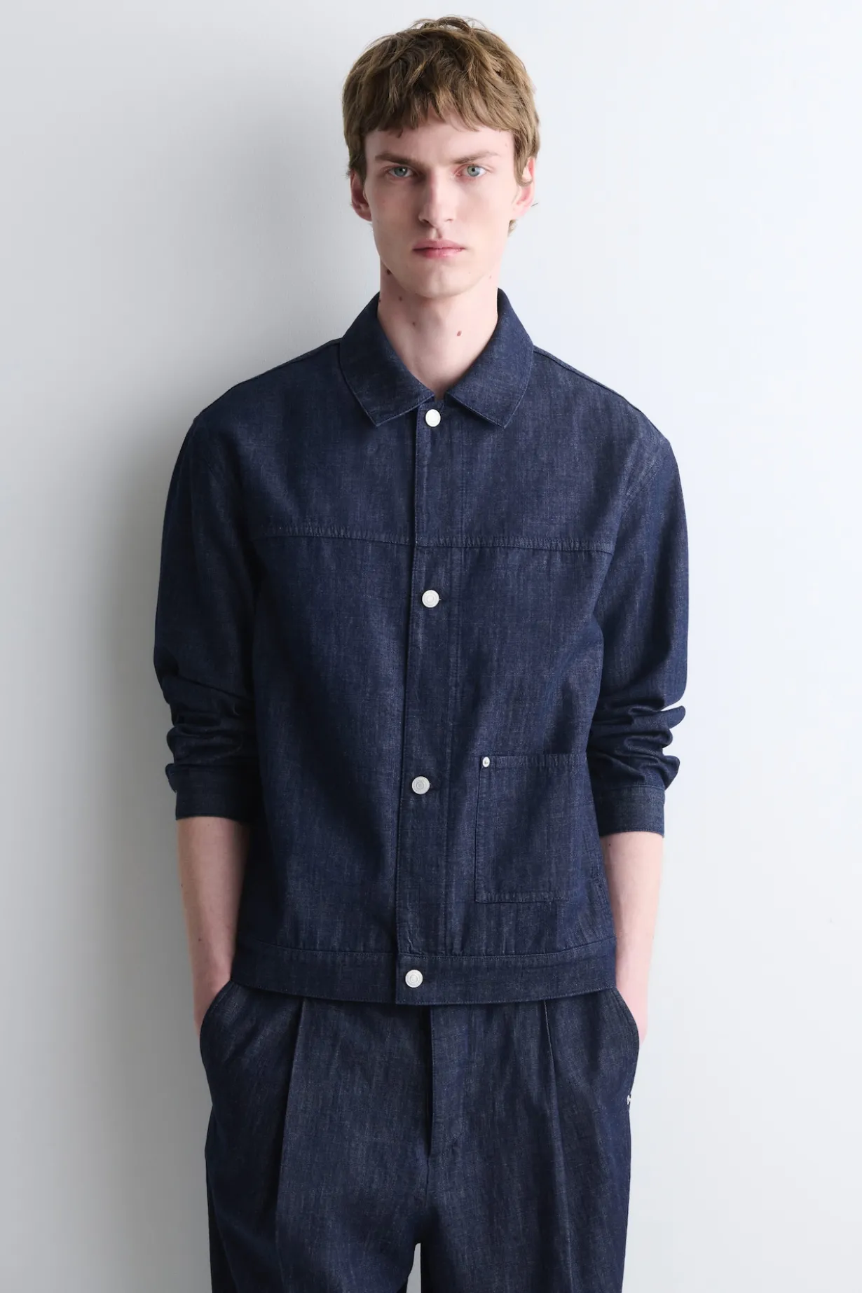 DENIM SHIRT JACKET