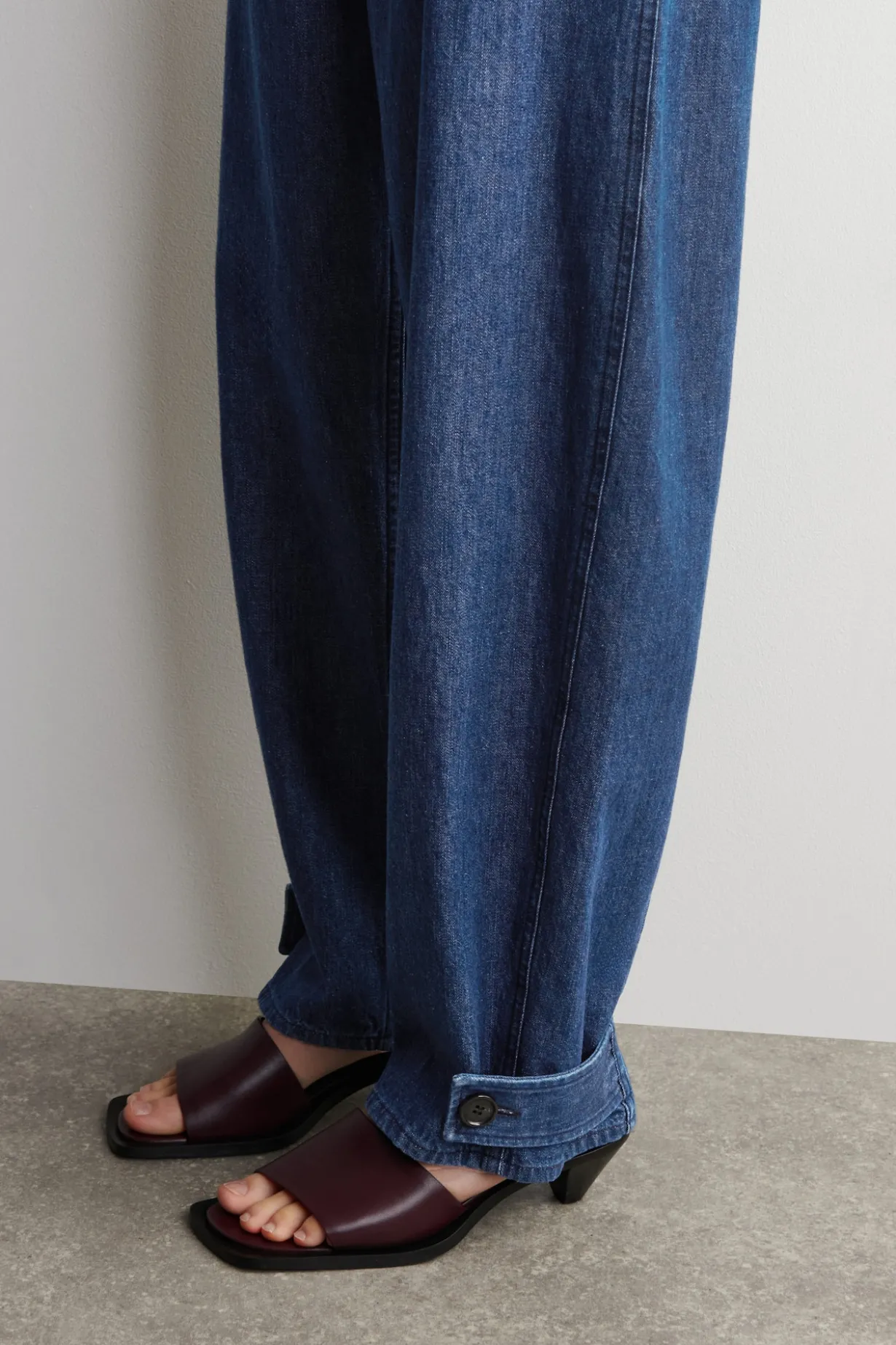 DENIM TULIP PANTS