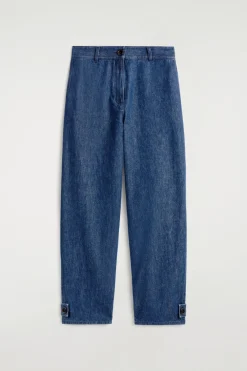 DENIM TULIP PANTS