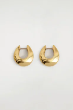 DOMED MINI HOOP EARRINGS