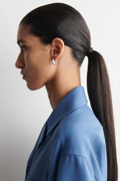 DOMED MINI HOOP EARRINGS