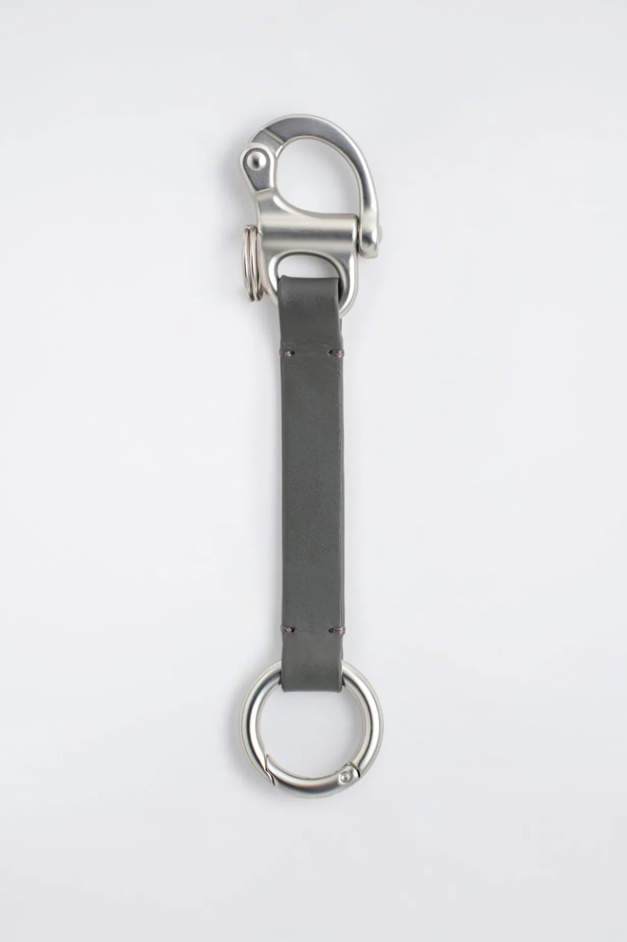 DOUBLE-ENDED LEATHER LANYARD