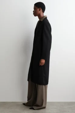 DOUBLE-FACED WOOL LONG COAT