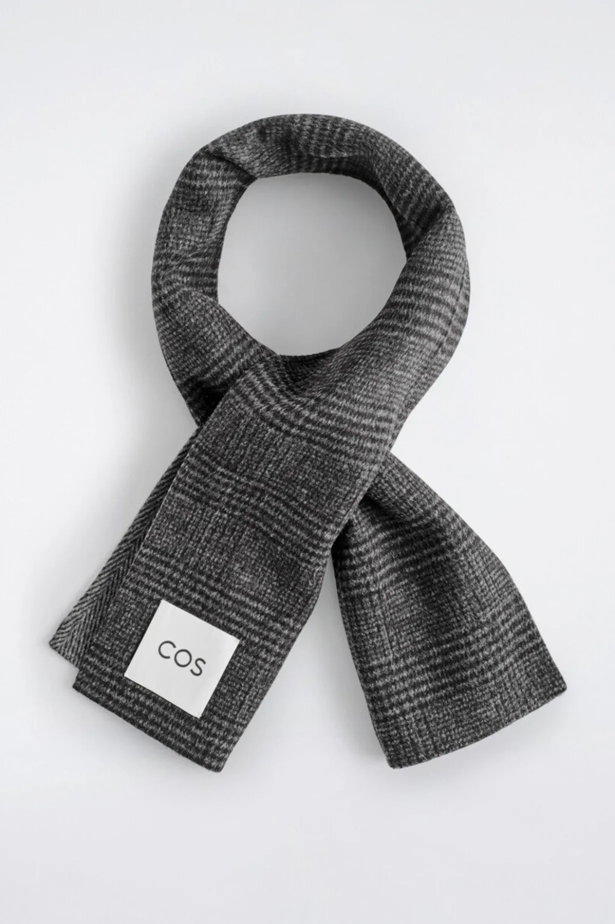 DOUBLE-FACED WOOL SCARF