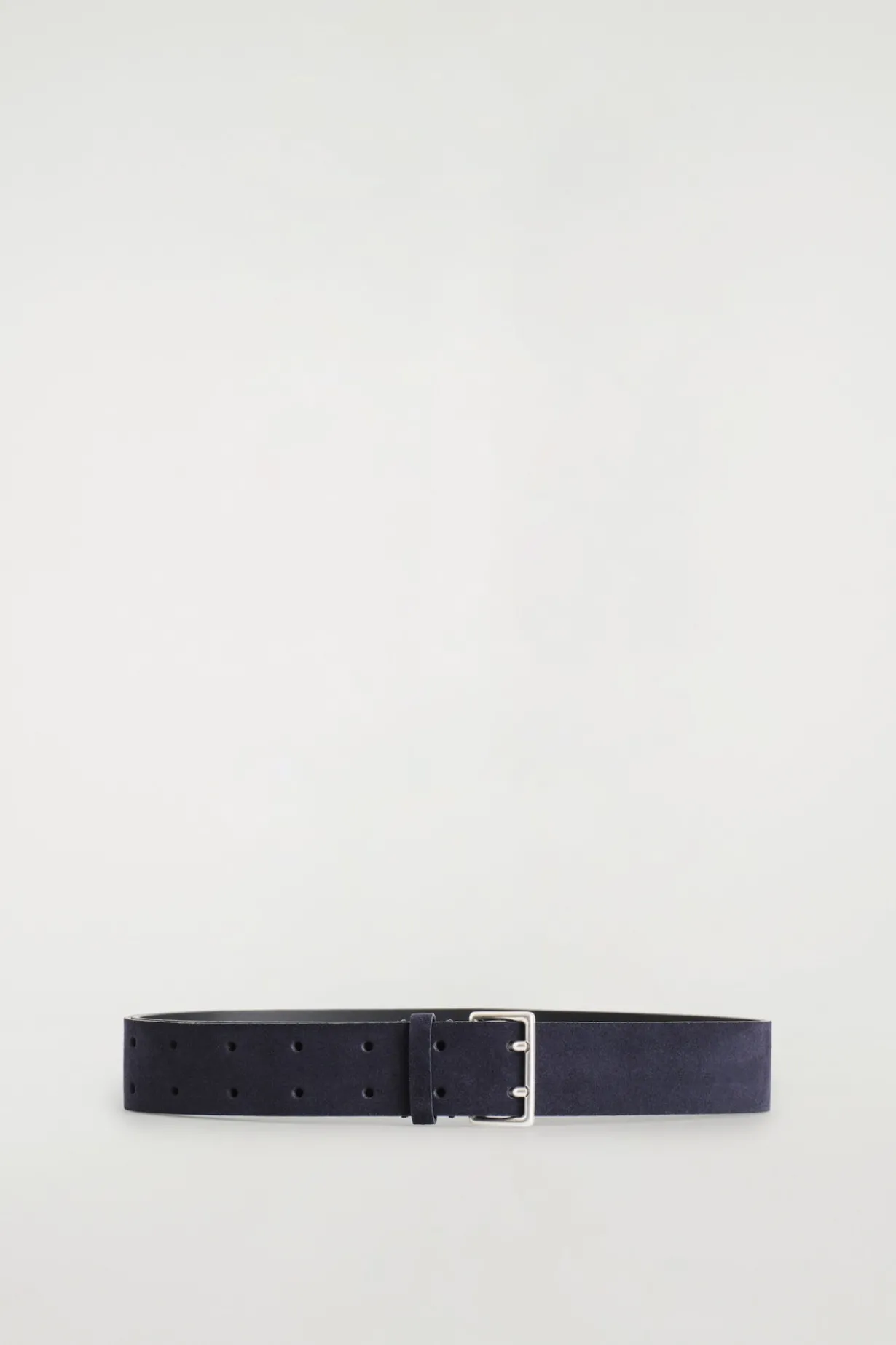DOUBLE-PRONG SUEDE BELT