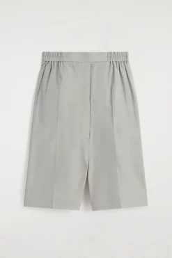 DROPPED-CROTCH TAILORED SHORTS