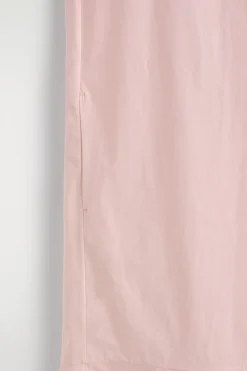 DROPPED-HEM COTTON MIDI DRESS
