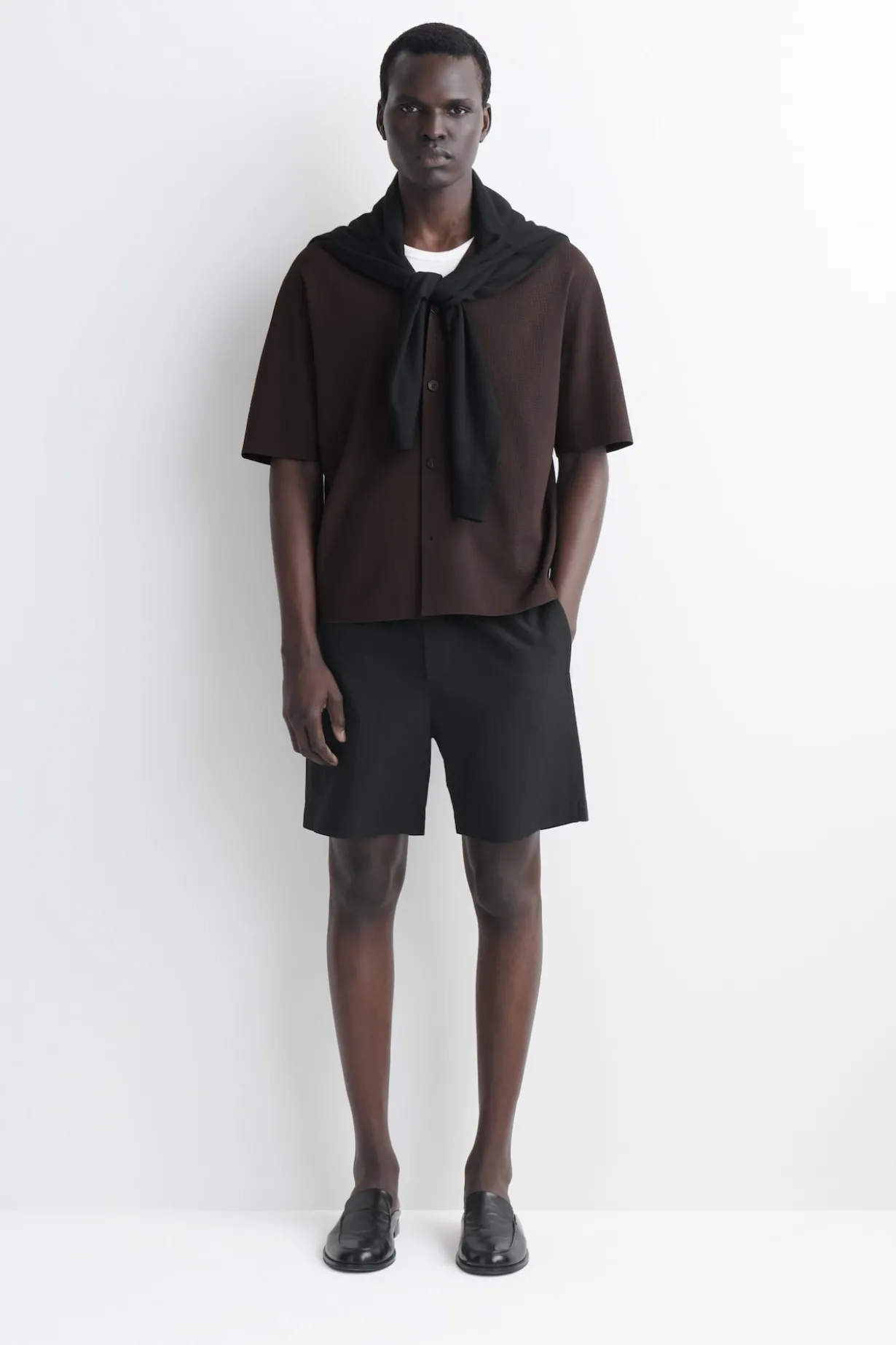 ELASTICATED COTTON SHORTS