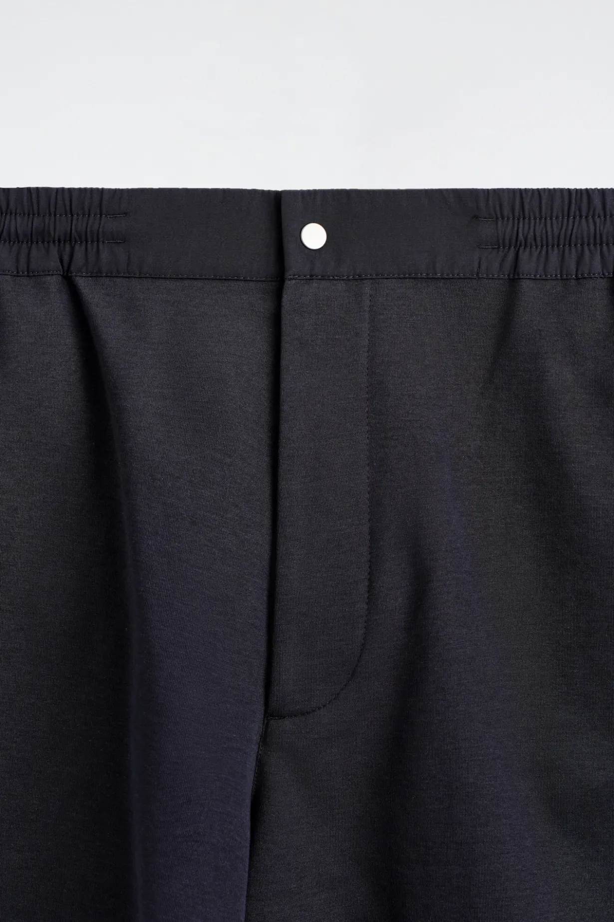 ELASTICATED PANELED JERSEY SHORTS