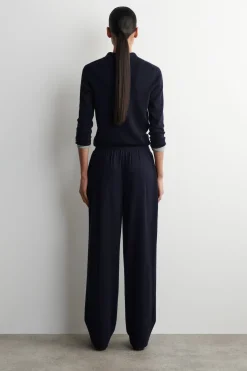 ELASTICIZED MERINO WOOL PANTS